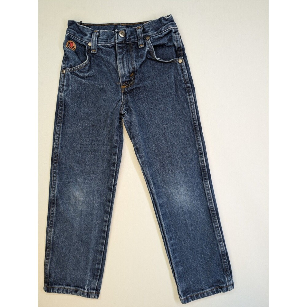 Wrangler 20X Boys Jeans Size 6 Regular Relaxed Fit Blue Denim 22JWXSN Western